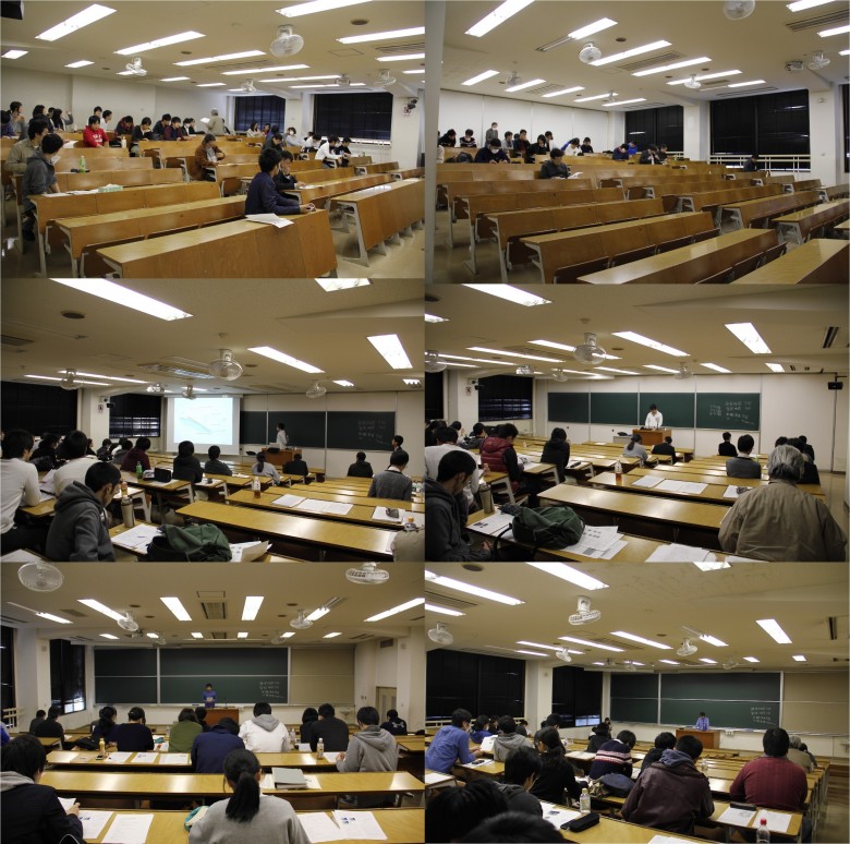 自然科学分野・卒業研究中間発表会(11月)