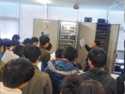 「講義：情報システム２」社会情報システムの見学その3～岡山市三野浄水場管理システム～（12月）