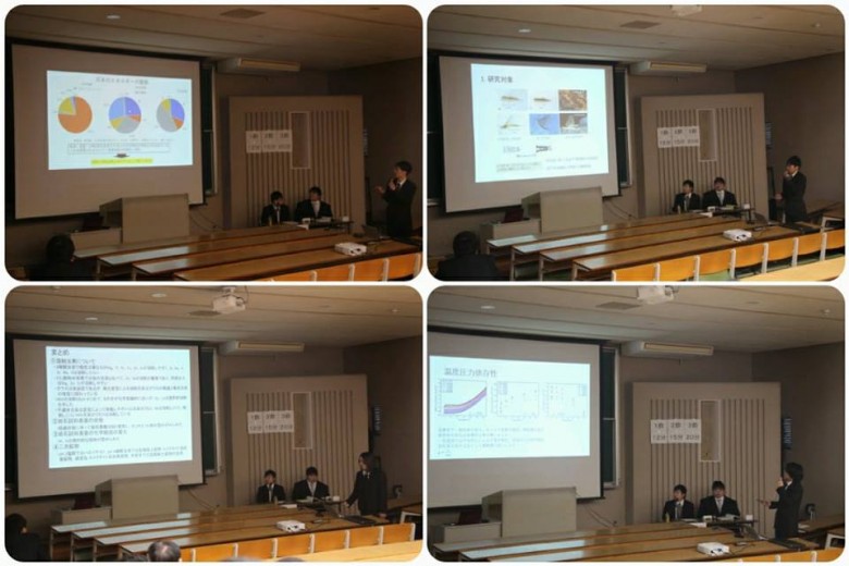 大学院総合理学専攻修士論文発表会（2月）