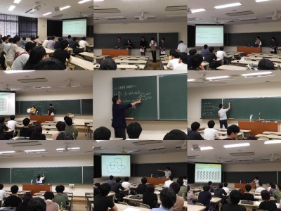 数学分野 卒業研究中間発表会