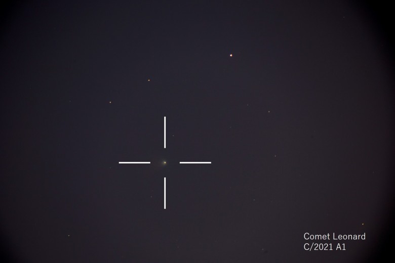 レナード彗星（C/2021 A1）の撮影に成功