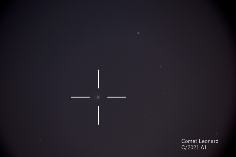 レナード彗星(C/2021 A1)の撮影に成功
