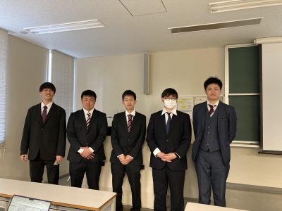日本陸水学会近畿支部会第35回研究発表会で4年生6名が卒論の成果を発表