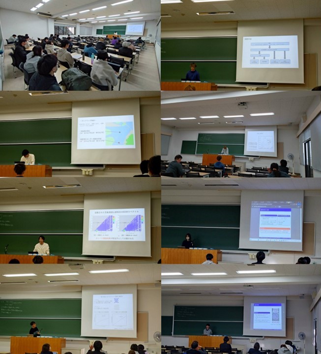 理科分野卒業研究中間発表会開催