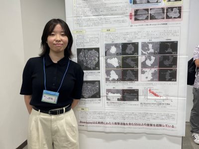 新原研の大学院生が鉱物科学会にて発表を行いました