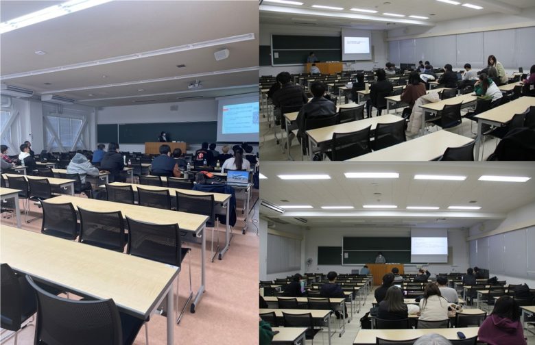 理科分野の卒業研究中間発表会が開催されました