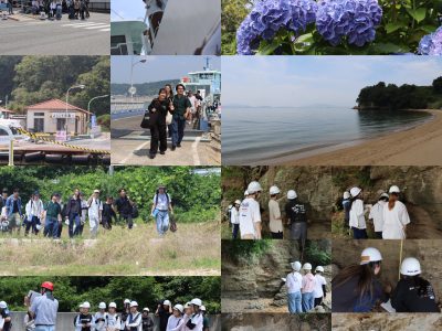 野外実践指導実習　前島編を実施しました