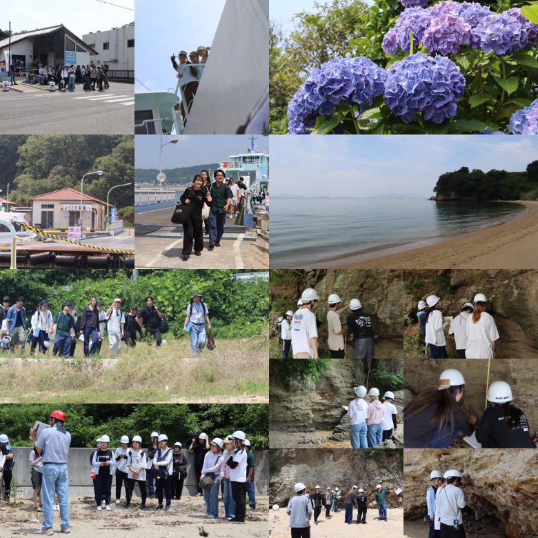 野外実践指導実習　前島編を実施しました