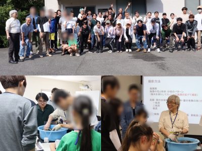 基礎理学科主催　数学と理科の体験型ワクワクサイエンスイベント、前島編を実施しました