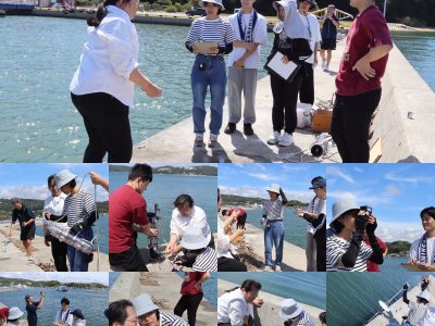 前島で野外実践指導実習を実施しました